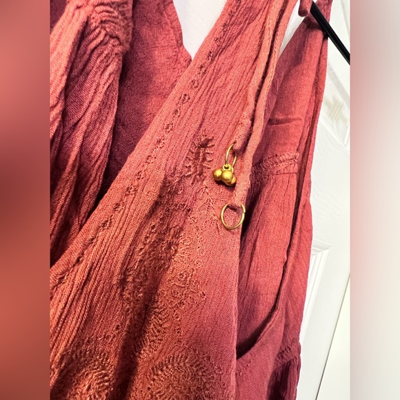 ⭐️Free People Embroidered Elaine Maxi Slip/Dress - Picture 9 of 10
